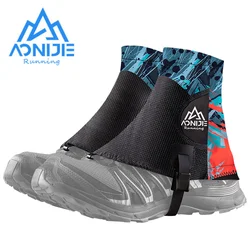 Aonijie Red L Size E940 E941 Low Trail Running Gaiters Protective Wrap Shoe Covers Pair for Men Women Outdoor Prevent Sand Stone