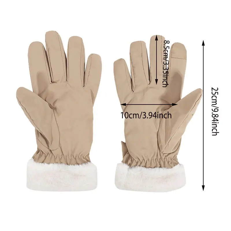 Winterhandschoenen met aanraakscherm Strik Wind Waterdicht Koudebestendigheid Fietshandschoenen Thermisch Fleece Warm Skiën Wanten Winter Nieuw