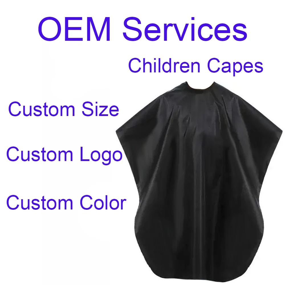 Wholesale Salon Barber Apron Waterproof Cloth Hair Cutting Gown Children's Cape Hairdressing Hairdresser Salon Customer Cape