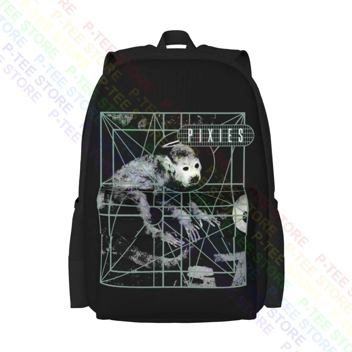 The Pixies Monkey Grid Punk Indie Alternative Rock Music Band Large Capacity Backpack Hot Multi-function