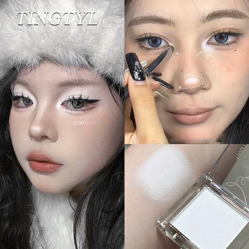 Sombra de ojos azul-rosa con purpurina, 9 colores, textura de patata, brillo nacarado, gusano de seda, Diamante impermeable, maquillaje coreano polarizado