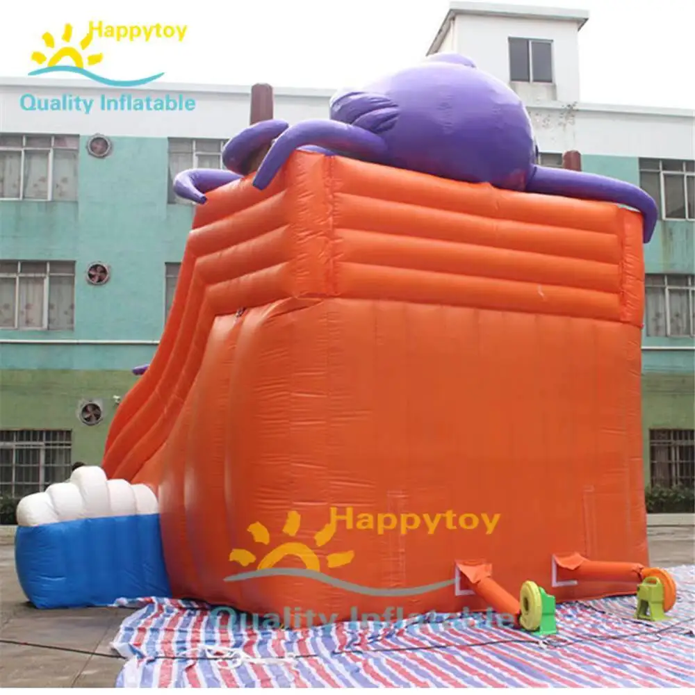 Corrediça de água inflável da piscina do polvo do parque de diversões comercial
