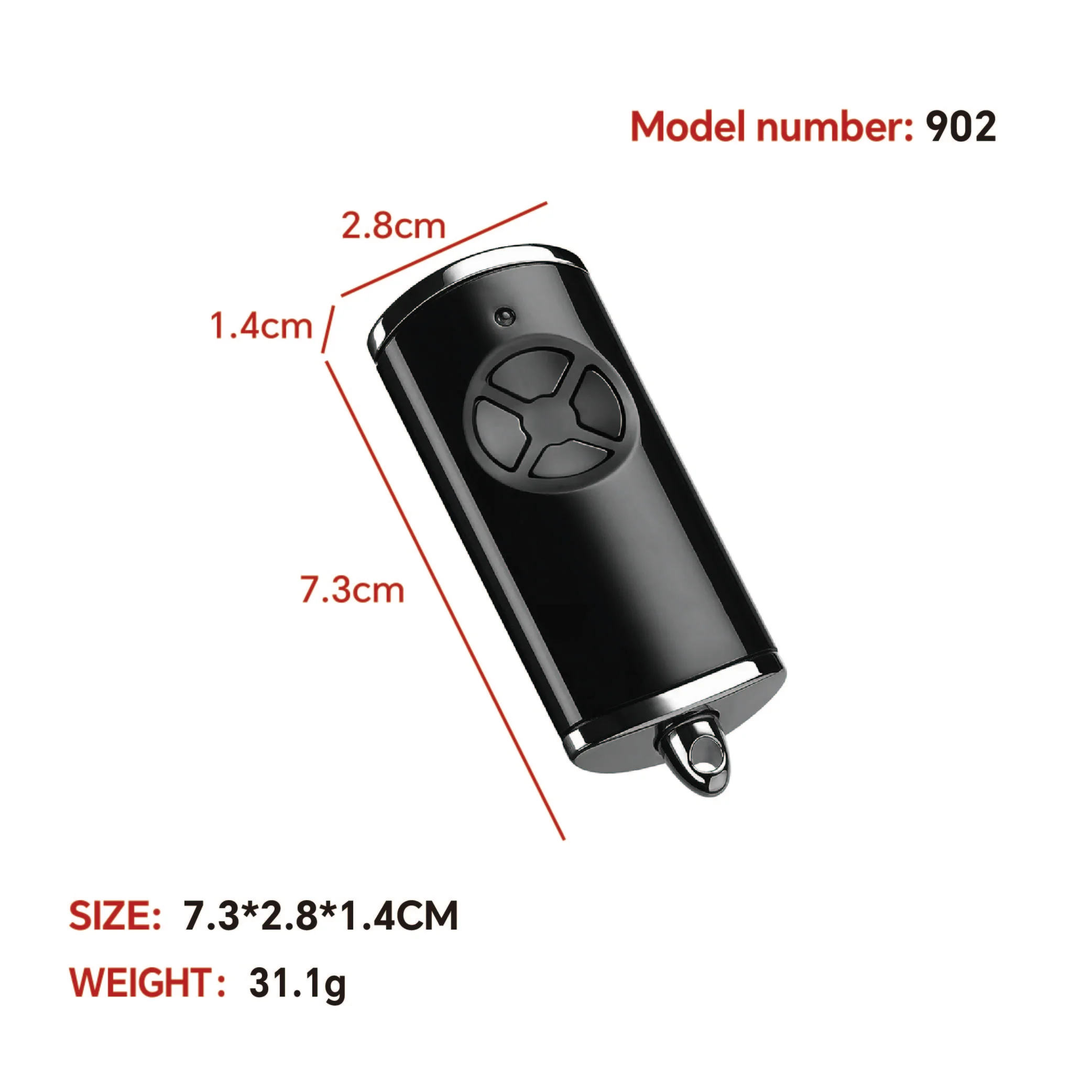 Abridores de porta de garagem de substituição de abridor de porta de garagem de 868 MHz para transmissor portátil Hormann HSE-4-868-BS