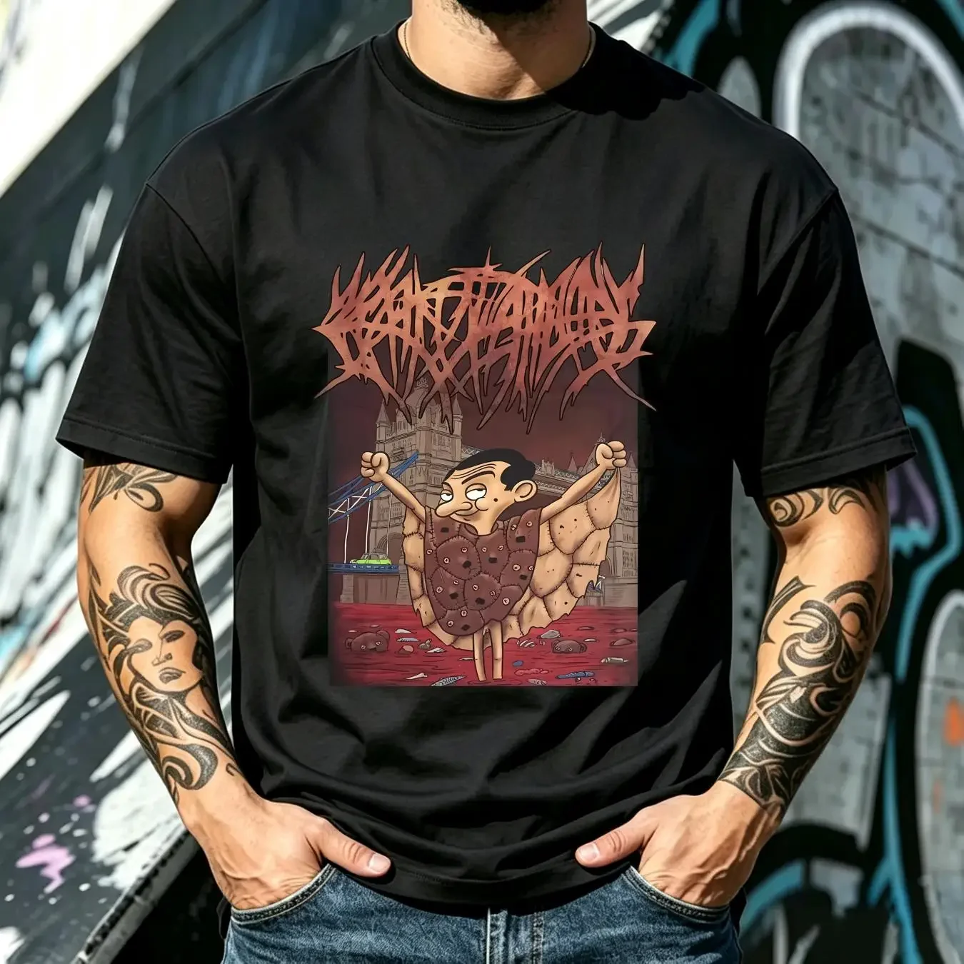 washed T Shirt Crepitation Size L Brutal Mind Lividity Devourment Cerebral Effusion vintage Washed Casual Unisex Versatile