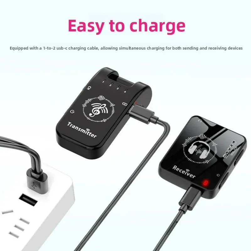 

SM-2 Wireless IEM System (1-to-1) - Compact Transmitter & Receiver Kit for Live Performance