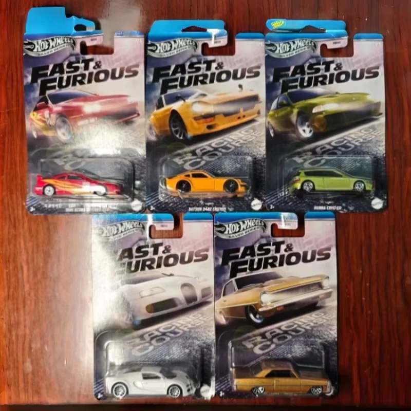 

Модель автомобиля Hot Wheels 2025 FAST & FURIOUS HNR88, литая, масштаб 1/64, Honda Civic, Nissan, имитационная модель, подарок на день рождения