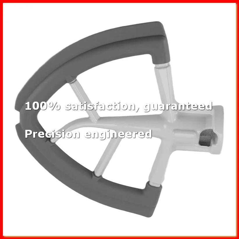 Flex-Edge Paddle Attachment for 4.5-5 QT Tilt-Head Stand Mixer Replacement Silicone Beater Bowl Scraper Blade-ROWI