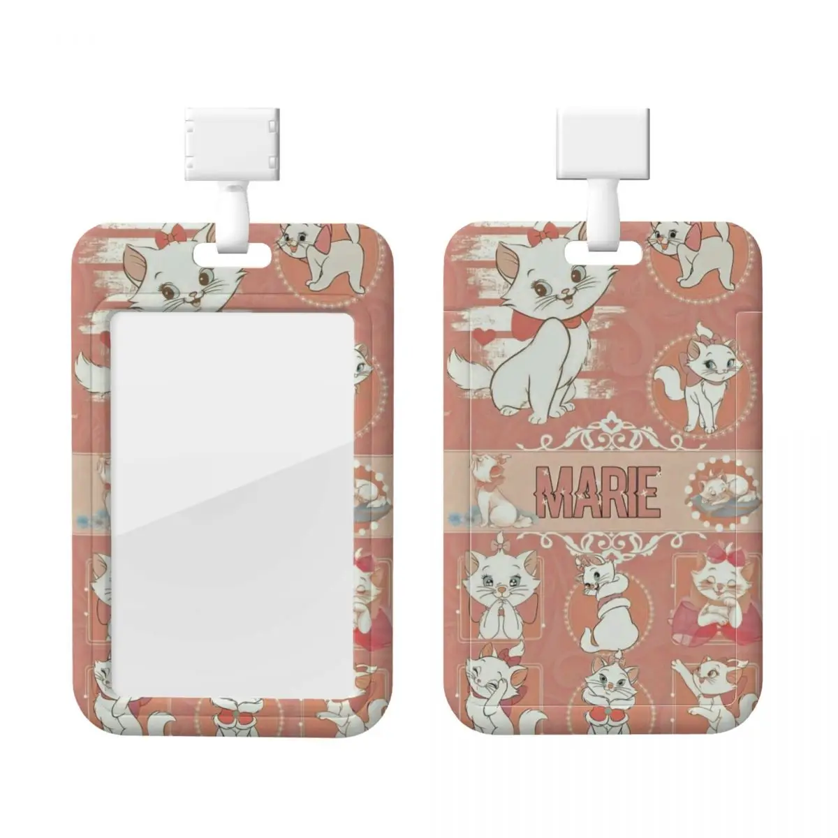 

Custom The Aristocats Credit Card Holders Neck Strap Lanyard ID Badge Card Holder Cat Manga Factories Nurse Card Holder