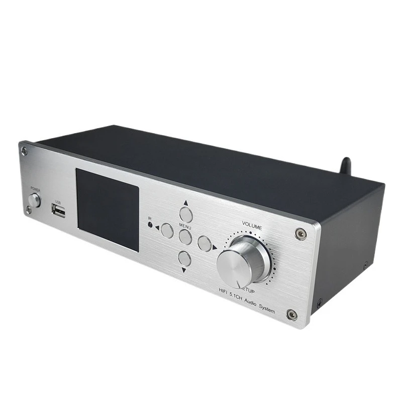 U disk hard disk SD card lossless player fiber coaxial 5.1 channel, decoder Bluetooth 5.0