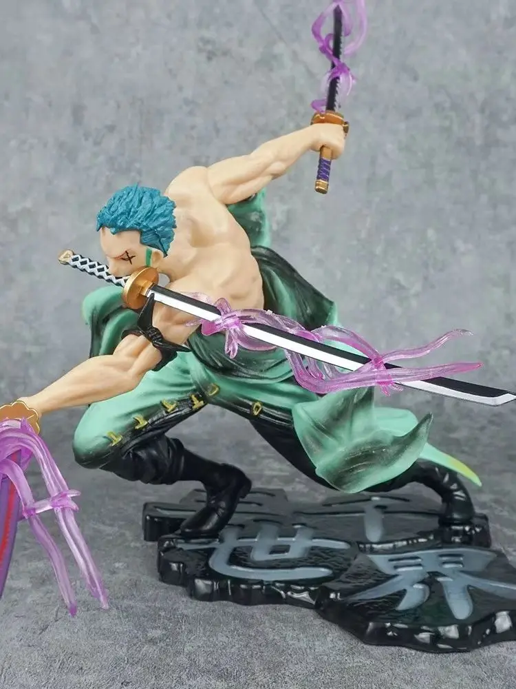 Neue Anime-Figur Roronoa Zoro mit Drei Klingen, PVC-Action-Sammlerfigur, Modellpuppe