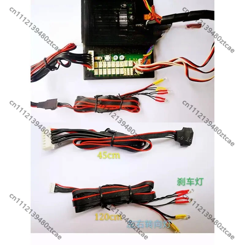 1/14 RC Trailer LED Tail‑Light, Lighting Upgrade Parts Compatible With MCF01/MCF03 Sound‑Light Module