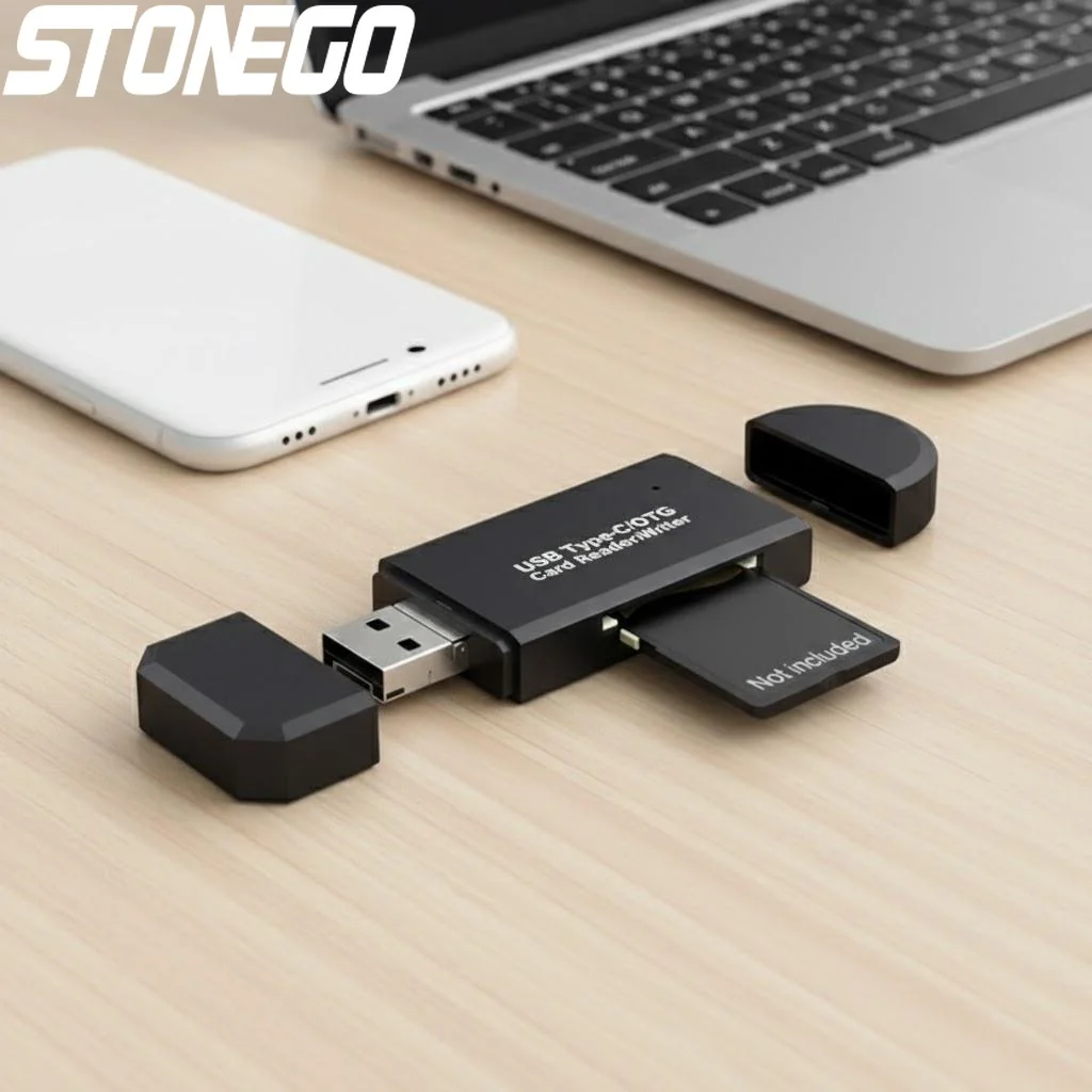 

USB 3.0 адаптер для чтения карт Micro SD, Type-C, Micro USB 2.0, устройство для чтения карт памяти для ПК, ноутбуков, смартфонов