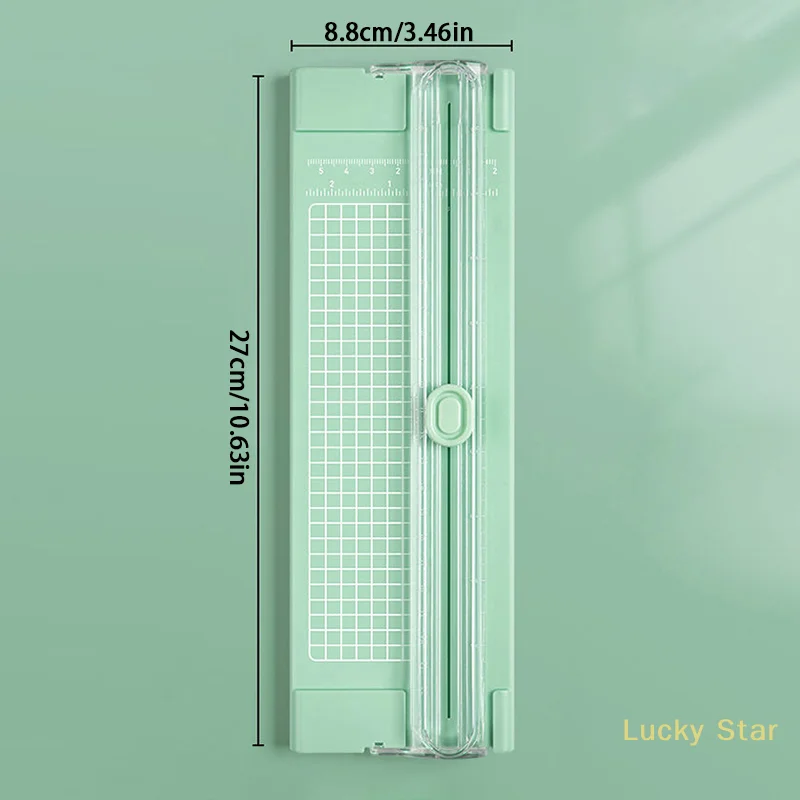 A4 Bidirectional Cutting Paper Cutter With Pull-out Ruler For Photo Trimmers Scrapbook Lightweight Cutting Mat Machine