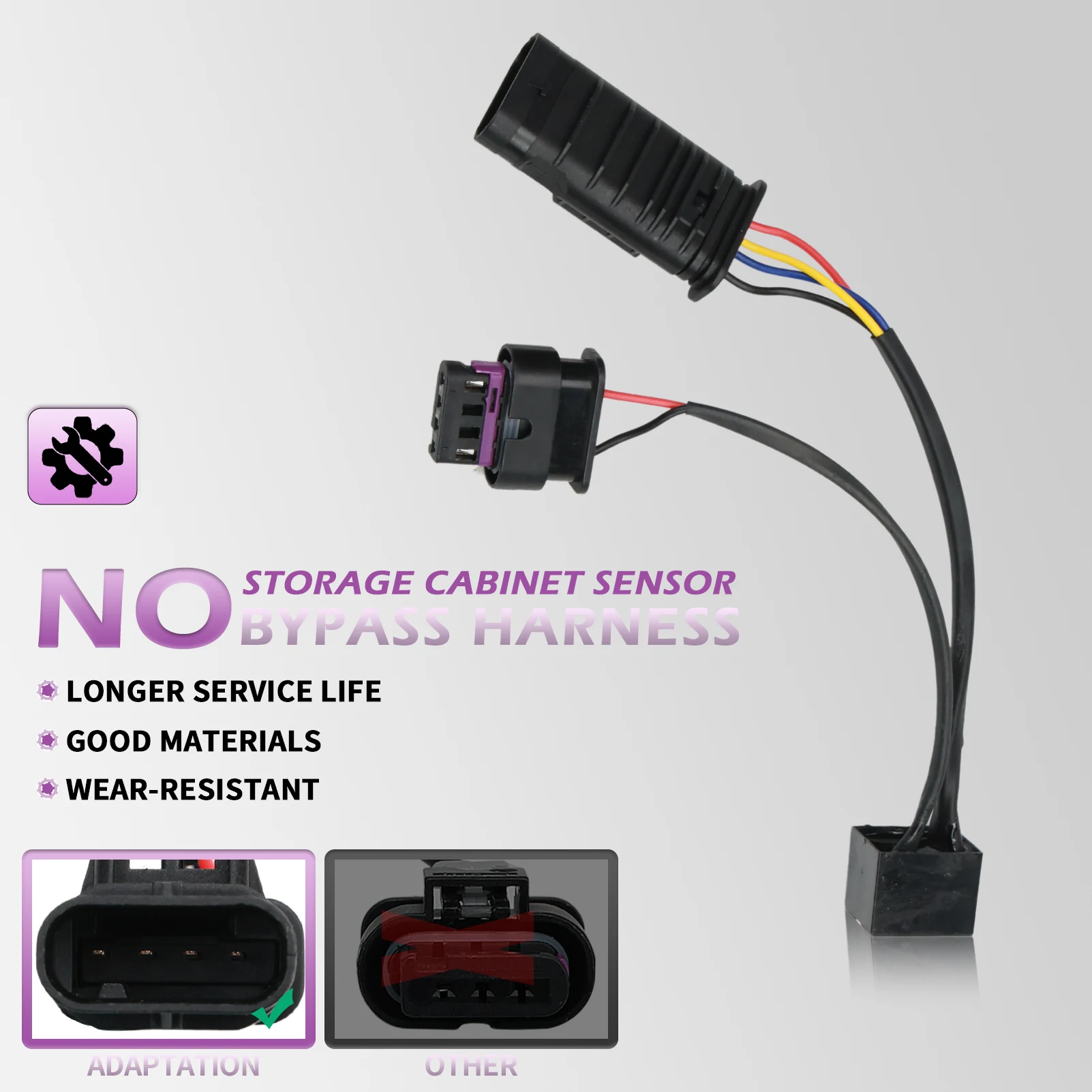 

Locker Sensor Bypass Wiring Harness Z-LKR-OEM Compatible with 2018-2023 Wrangler JL 2020-2023 Gladiator