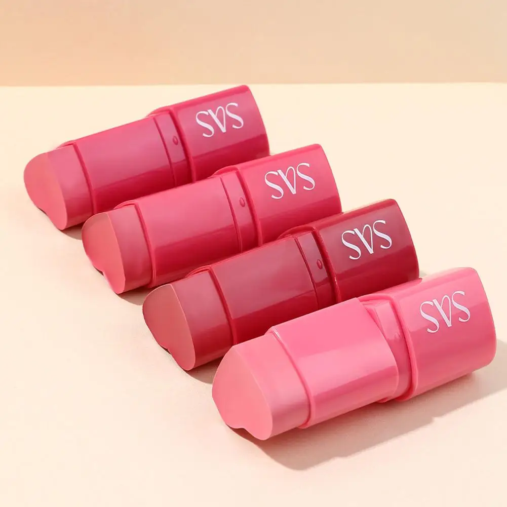 Muti-Funktionale Rouge Stick Einfache Farbe Rouge Rouge Farbe Creme Rendering Aufhellung Hohe Make-Up Haut Ton Wasserdicht W6P1