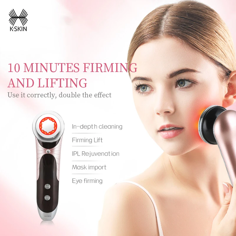 

Sonic Ion Vibration Multifunction Facial Massager Skin Care Therapy Tool for Skin Tightening Face Lifting Anti-Wrinkle Beauty