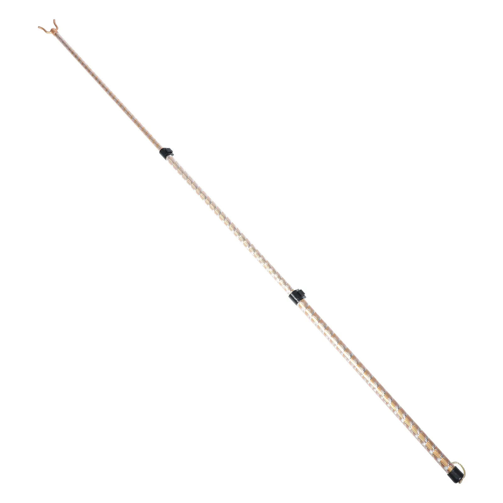 Perchero de Metal para ropa, extensor de poste de alcance retráctil, palo de alcance, gancho de poste telescópico de aleación