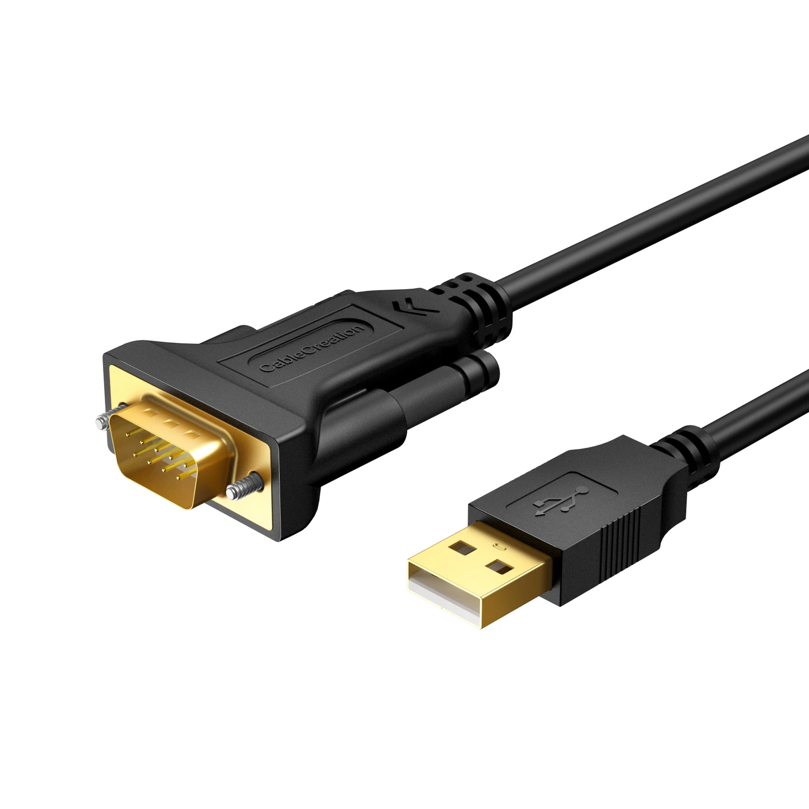 CableCreation Kabel USB do RS232 Męski, Układ PL2303, Złocony Złącze DB9 9 Pinów, Adapter szeregowy kompatybilny z Windows, Linux, Mac urządzenia przemysłowe — zdjęcie produktu 7