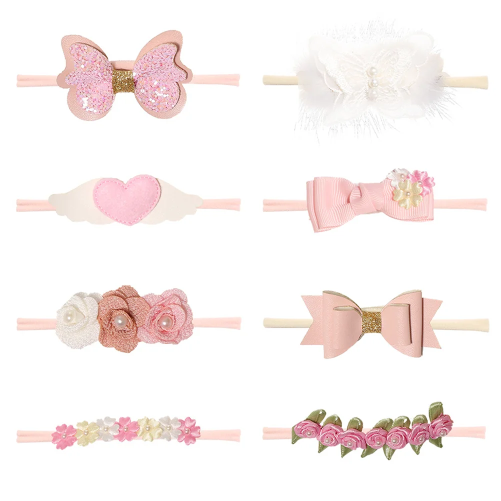 

Children's Headband Baby Flower Hairband Bow Infant Newborn Kids Accessories for Girls