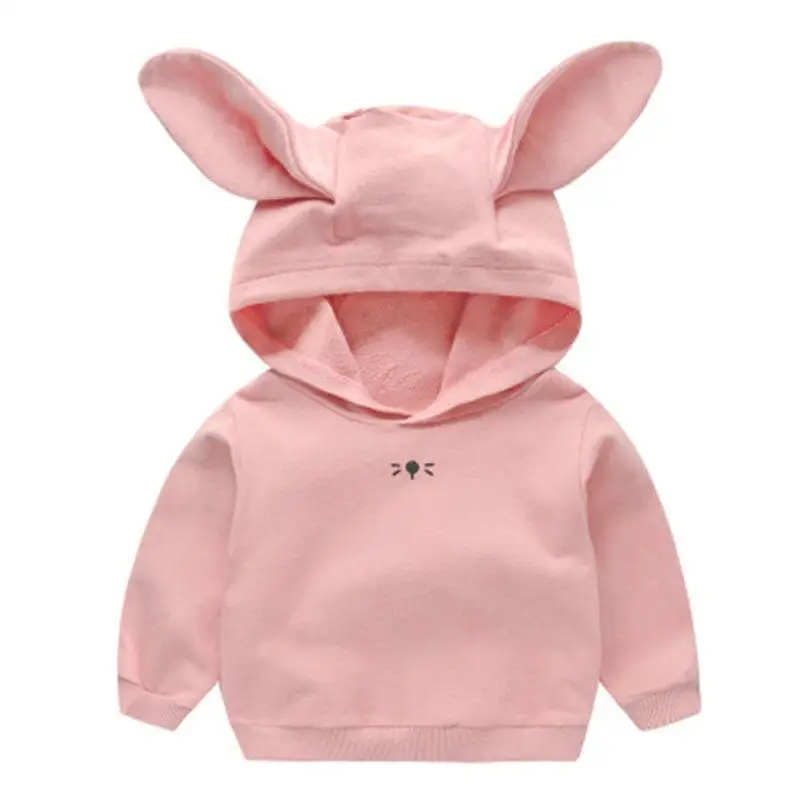 Spring Baby Girl Hoodie Korean Version Kids Boys Tops Cute Children's Versatile T-shirt Autumn Toddler Boys Thin Tops