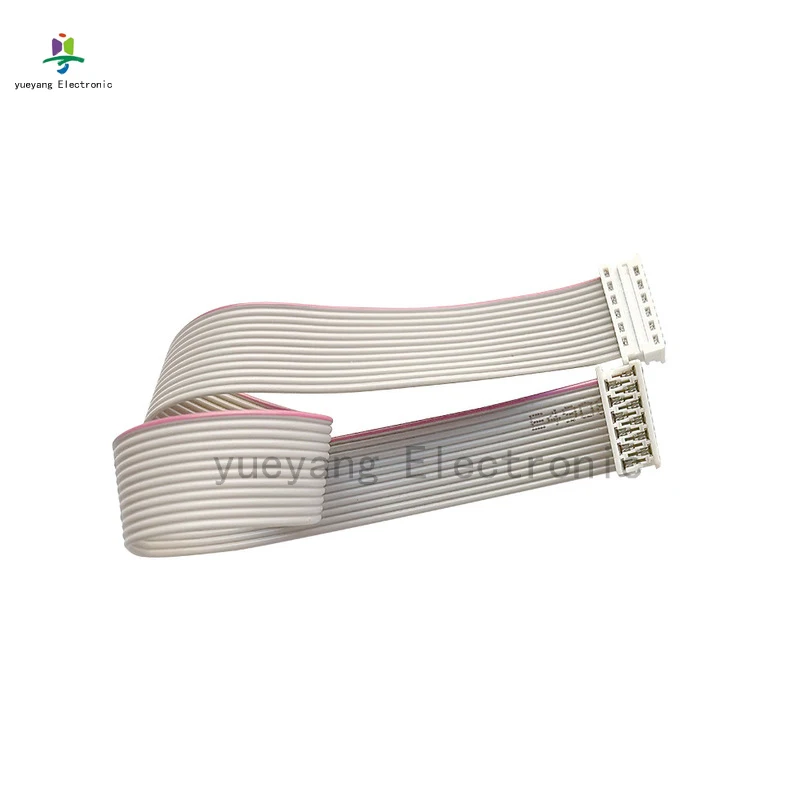 White IDC Connector Picoflex Wiring Harness Socket Flat Ribbon Cable Assembly 300mm 4P 6P 8P10P 12P 14P 16P 18P 20P 24P 26P