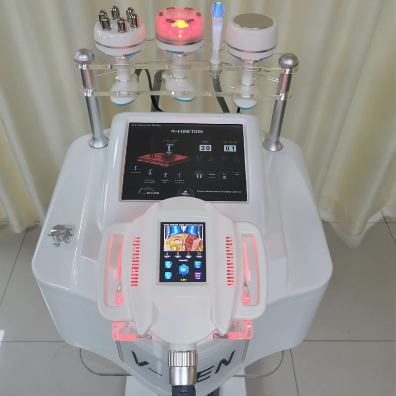5 in 1  VELABODY SHAPE V10 Cavitation +  +Vacuum RF Roller+BIO RF Slimming Machine