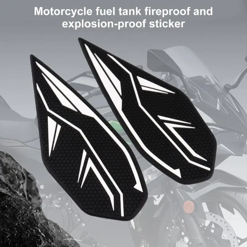 M76E Motorrad-Tank-Griffpolster-Set, Waben-Seitenhalteplatten für den täglichen Gebrauch, Beinhaltehilfe und – Detail 3