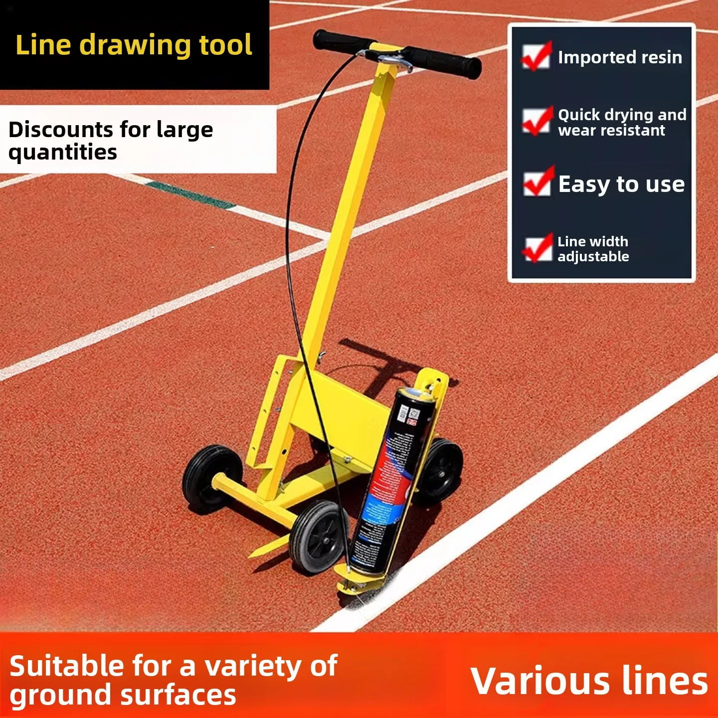 

Marking tool parking space marking paint ground court machine factory warehouse spray paint road marking car