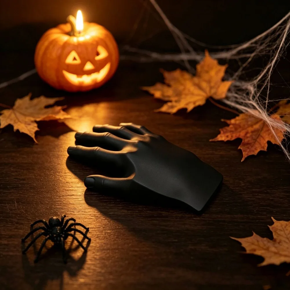 3D Printed Halloween Home Decor Terrifying Props Anti-Slip Ghost Hand Door Stopper Creative Bionic Hand Shape Door Wedge Doorway