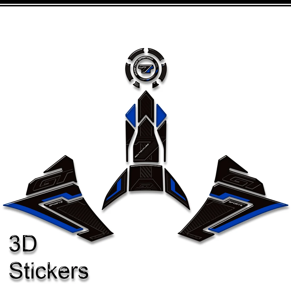 For Yamaha Tracer 7GT  Tracer 7 GT 7GT 2025 2026 Nebula White Fuel Tank Pad Sticker Protection Motorcycle Decal