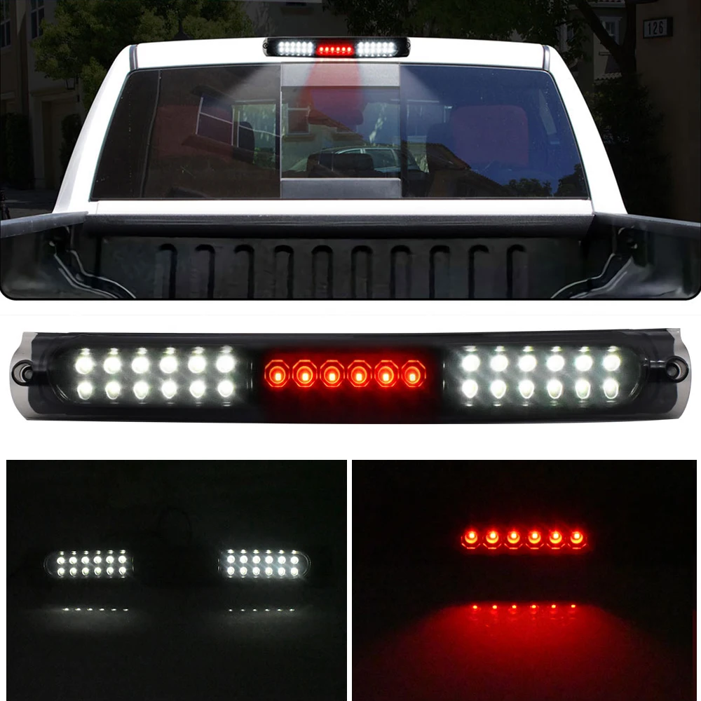 Para Ford F150 F250 1997-2003 tercera luz de freno trasero lámpara de carga de marcha atrás luz trasera de captación de montaje alto para Ford Excursion 00-05