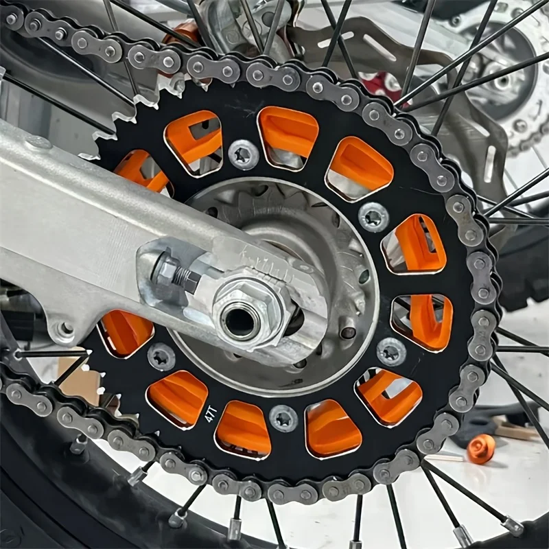 Chain Anti Drop Device Guard Cover for KTM EXC, PP Chain Protection Cap, Dirt Bike Chain Guide Protector Derailment Preventer view 2