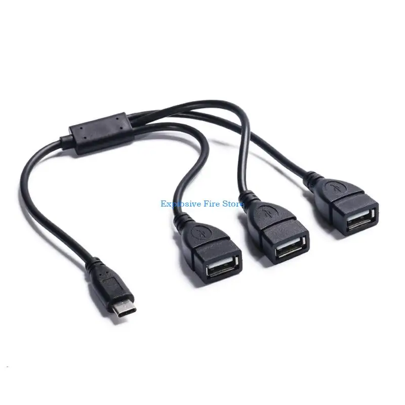 C4DB Multiple Device Chargers Hubs USB C to USB2.0 Splitter for Efficient Power Output and Data Synchronization Across