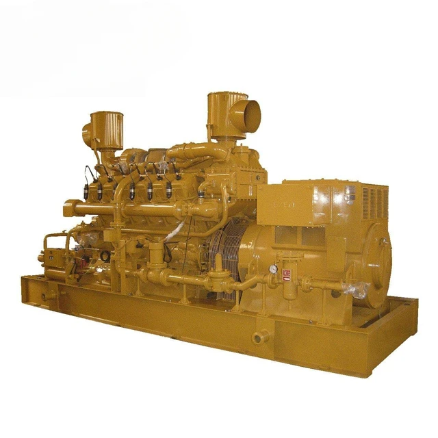 Lage Snelheid Groene Stroom 380V 1Mw Biogas Generator Met Ce Iso Certificaat