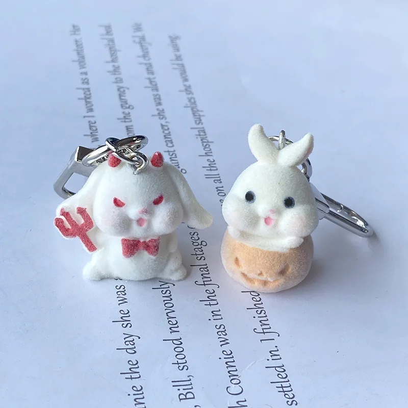 Portachiavi floccato di Natale Portachiavi con pupazzo di neve di Natale di Babbo Natale Portachiavi di Natale carino Regalo per bambini Animali di peluche Giocattoli