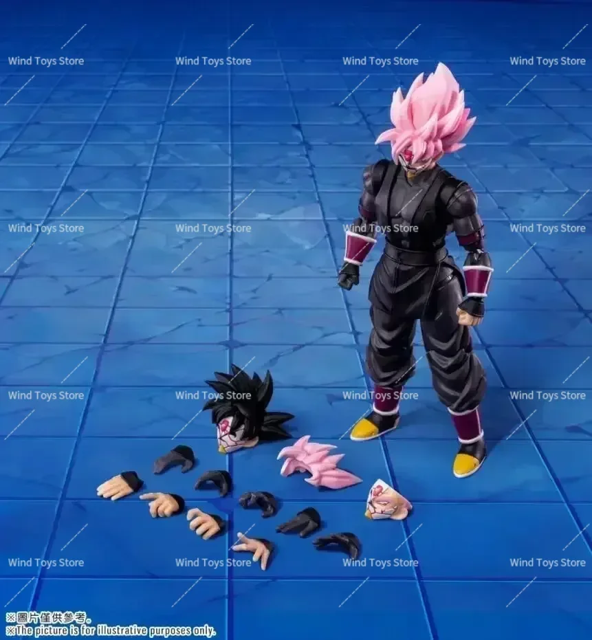 Original Action Figure Devil Fit Dragon Ball S.H.Figuarts SHF Ultimate Atrocious Black Goku Zamasu, Anime Model, Gift Toy