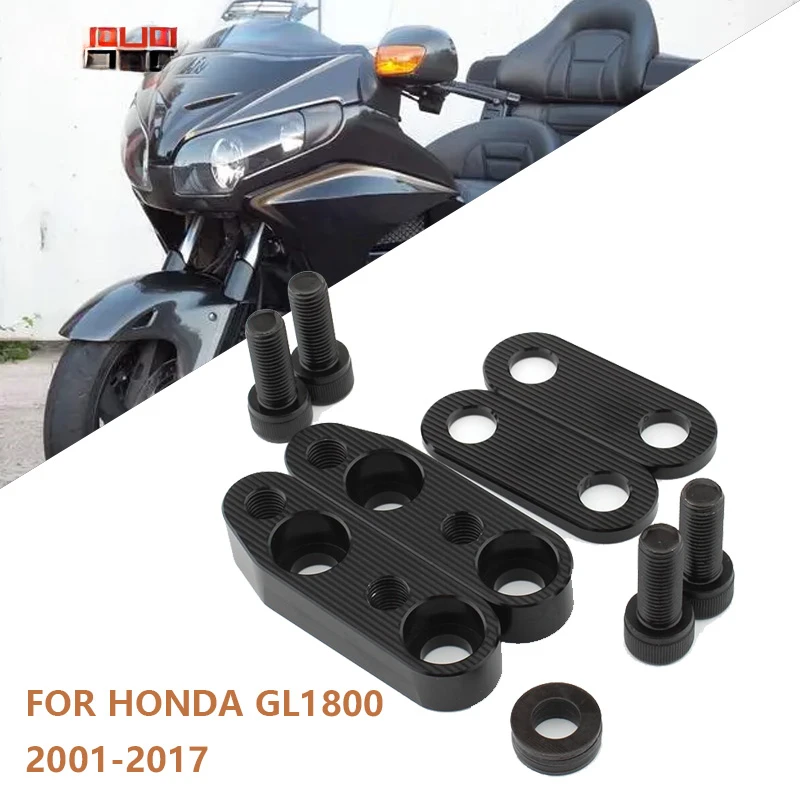 

Motorcycle Bar Clamps Handlebar Risers Adapter For HONDA Goldwing GL1800 GL 1800 2001-2017