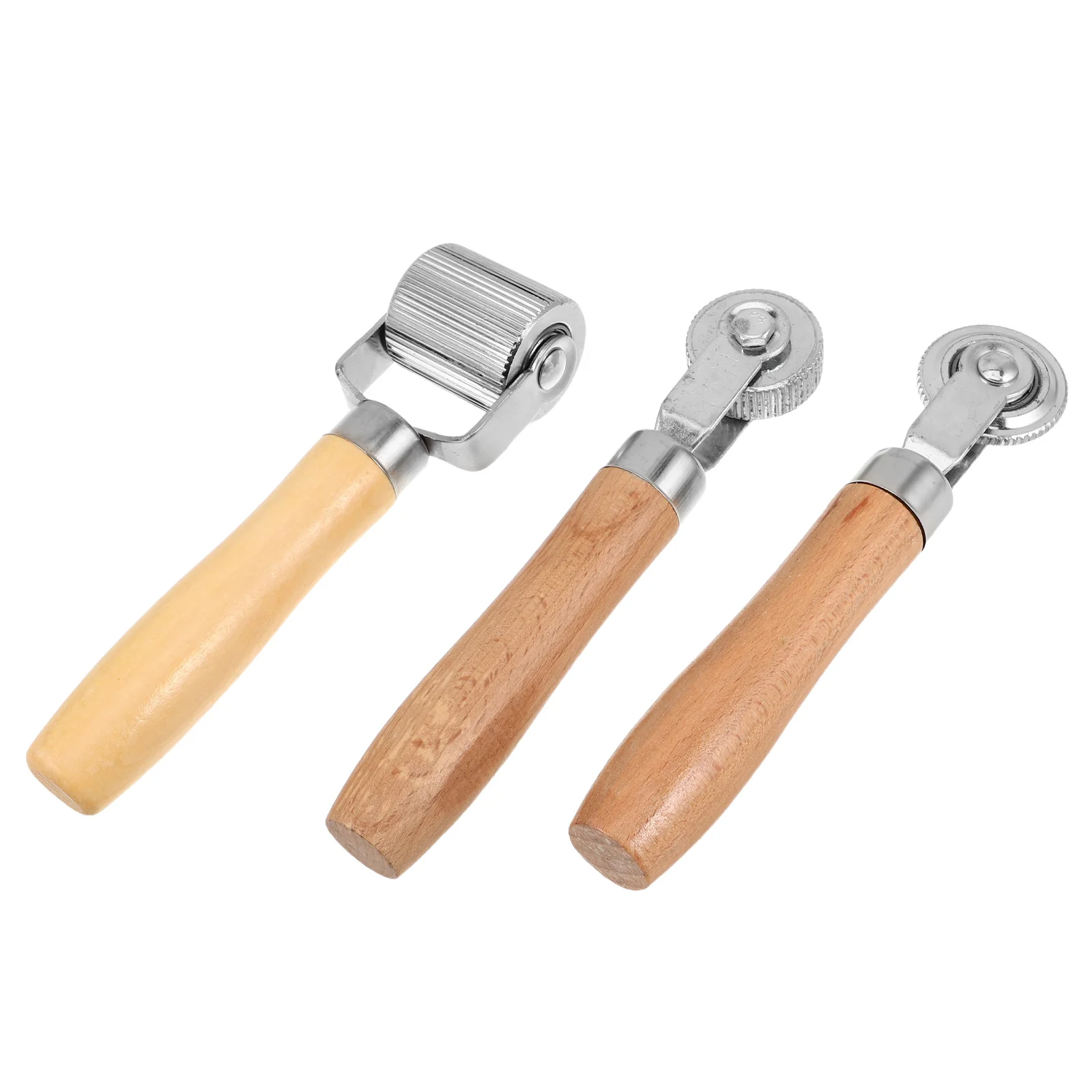 

3Pcs Car Tire Repair Patch Roller Metal Wooden Handle Sound Deadener Roller for Auto Noise Insulation Soundproofing Installation