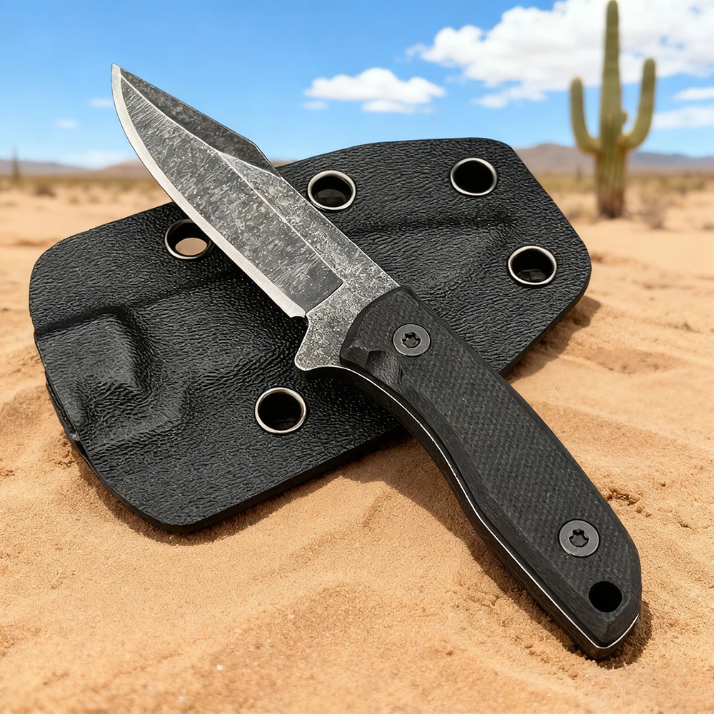 Multifunctionele Jacht Combat Hoge Hardheid 8Cr13Mov Recht Mes Outdoor Camping Zakmes Jungle EDC Exploratie Mes