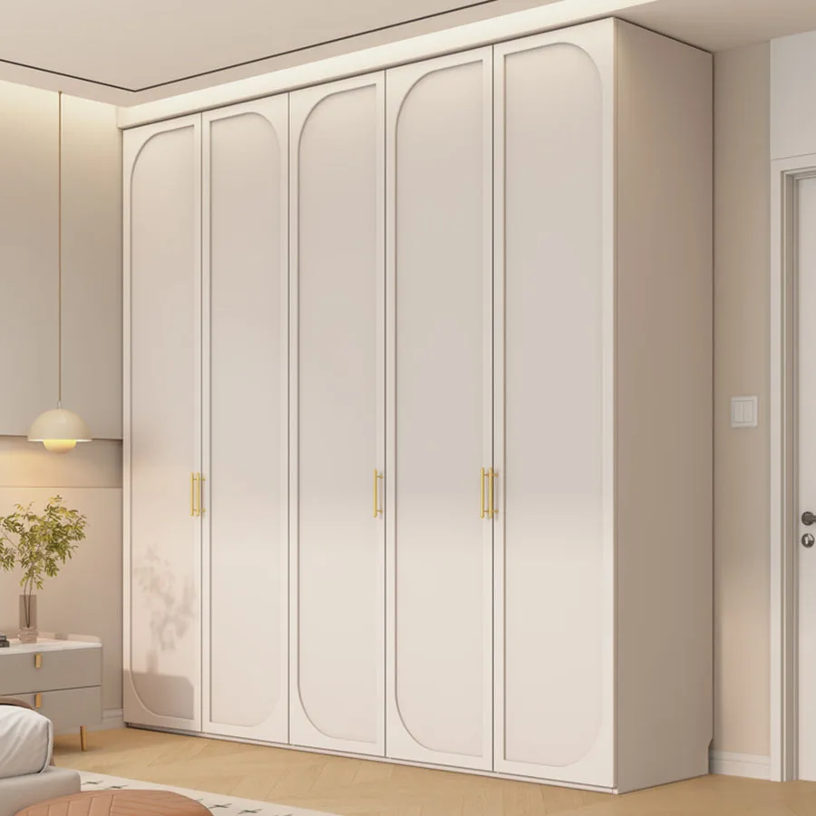 

Luxury Wardrobes White Big Household Large Size Clothes Storage Space Saving Closet Vertical Guarda Roupas Bedroom Furniture