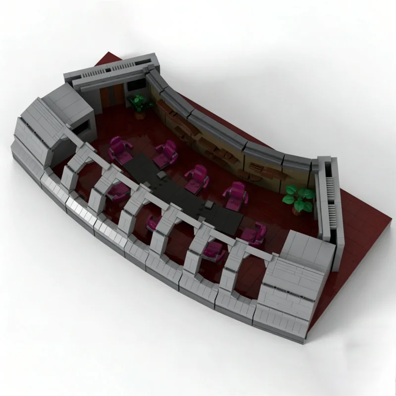 Popular Movie Model MOC Building Bricks Observation Lounge Modular Technology Gifts Holiday Assemble Children Toys Suit