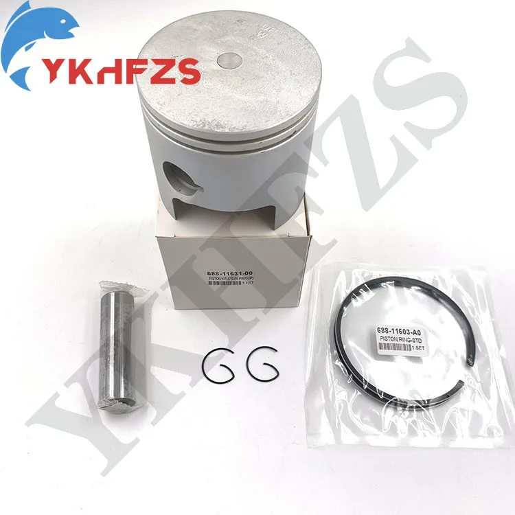 

688-11631 Piston Kit Std With Ring 82MM For Yamaha Parsun 75HP 85HP 90HP 688-11631-02 696-11631-00 boat motor