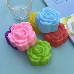 20 pcs/lot 5cm New Rose Flower Silicone cake mold silicone chocolate mold flowers cupcake liners DIY Kitchen baking tools
