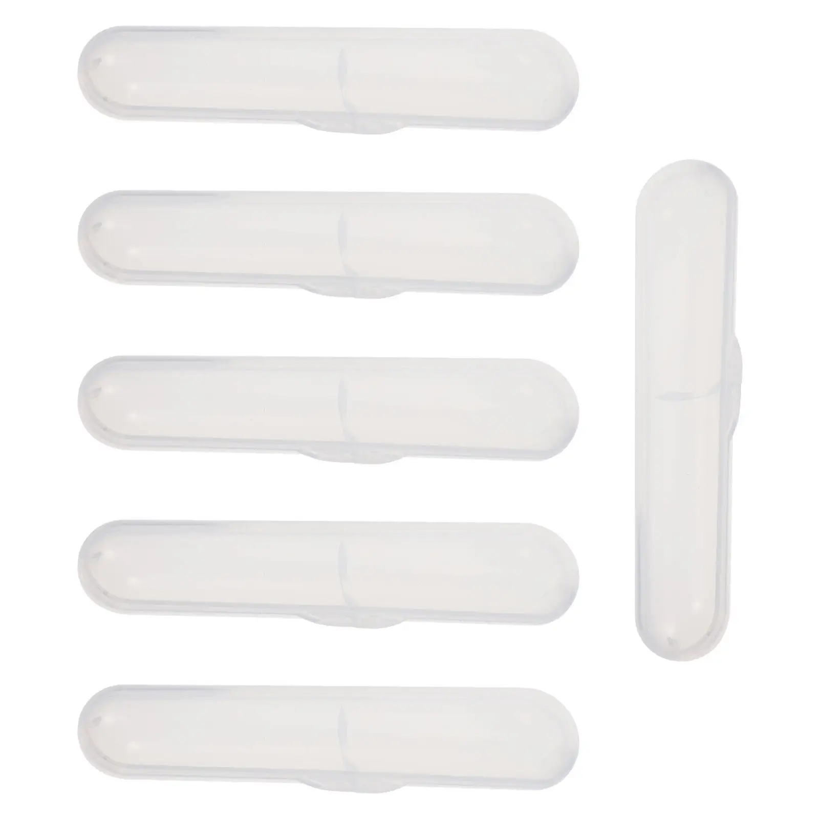6Pcs Baby Silicone Spoon Case Multi-Function Infant Feeding Flatware Container Storage Box Fork Spoon Travel Holder