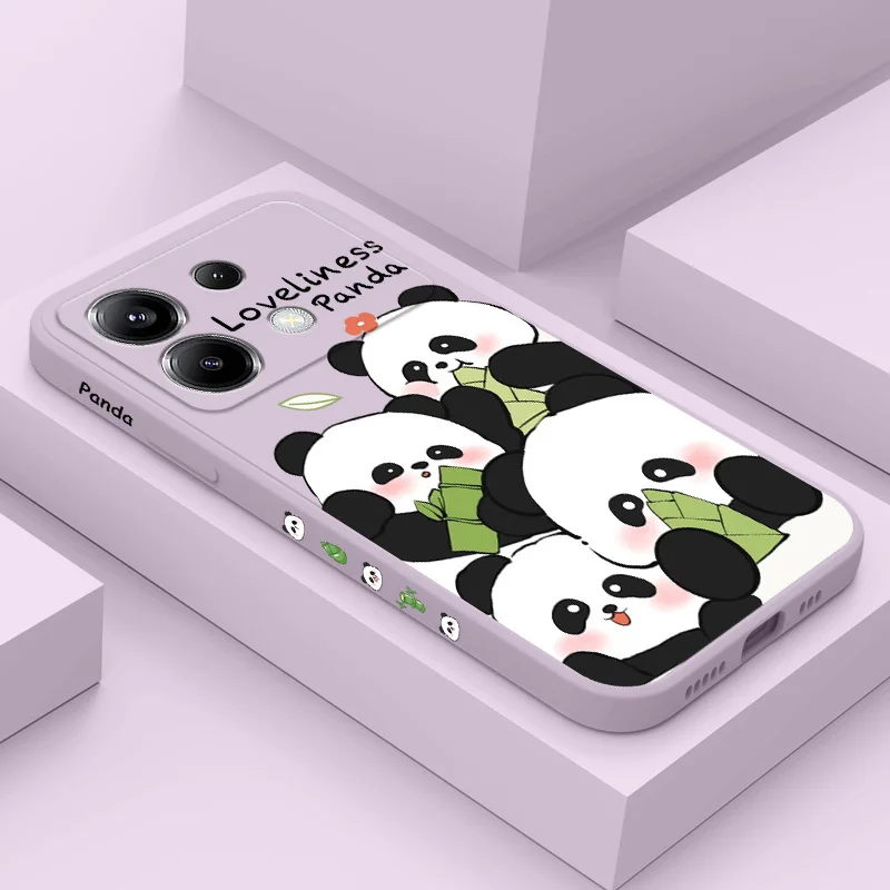 

Cute Giant Panda Phone Case For Xiaomi Poco F7 X7 X6 F6 M6 M5 M5S F5 X5 F4 X4 M4 F3 M3 X3 Pro GT Silicone Cover