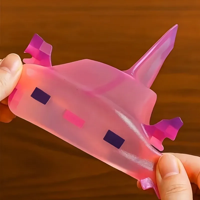 Niedliche Salamander-Fidget-Squishies, Mini-Tabas Axolotl Quetschspielzeug zur Emotionsfreisetzung, Langsam Aufsteigende Stressabbau-Spielzeuge – Detail 5