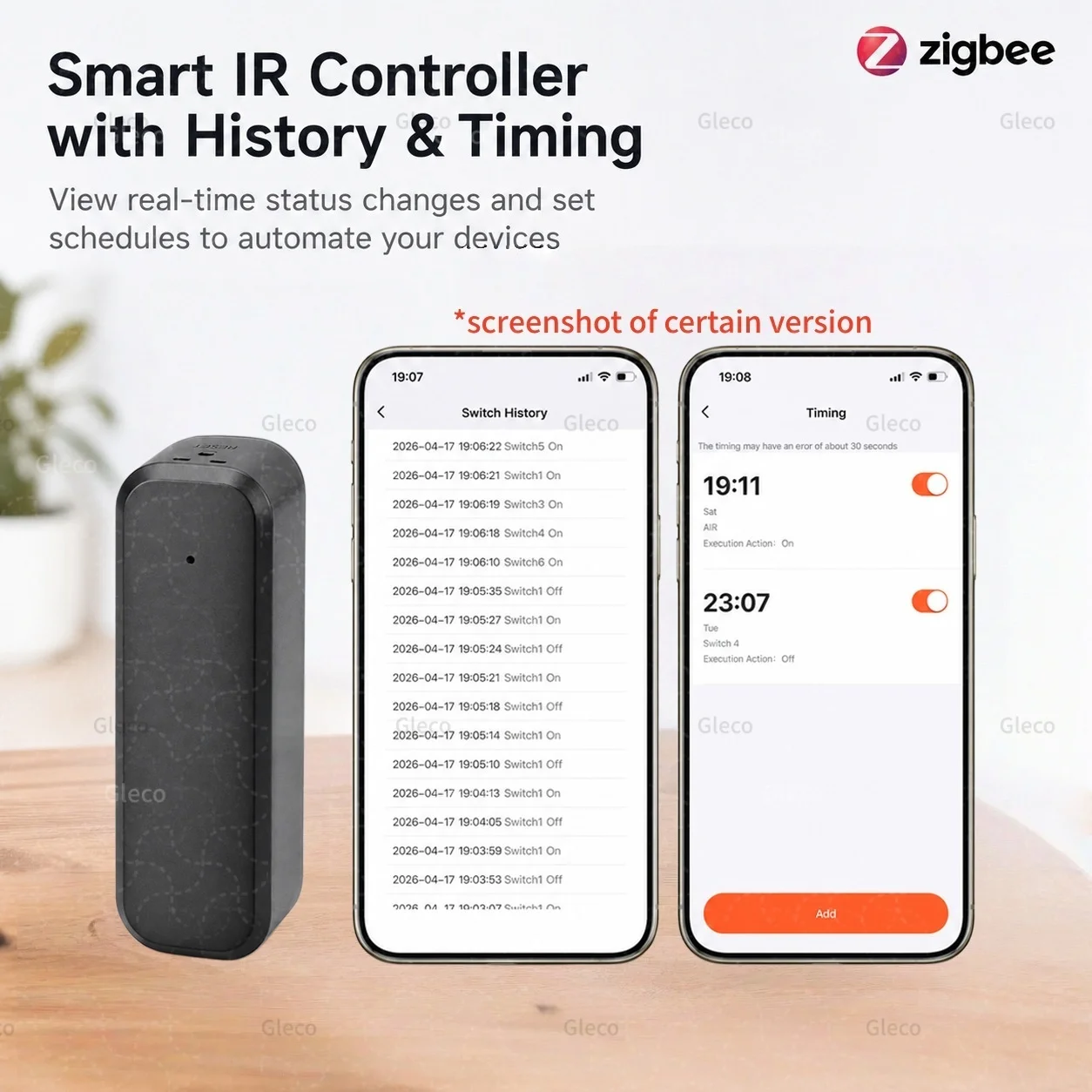 Universeller Zigbee IR-Blaster Fernbedienung mit Temperatur- und Feuchtigkeitssensor, 2MQTT TUYA APP-Steuerung für Klimaanlagen, Fernseher und Smart Home Szenarien – Detail 11