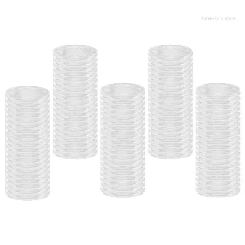 

100pcs 40mm Coin Holder Coin Capsules Clear Plastic Storage Box Holder