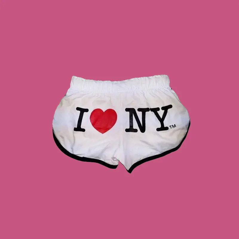 Summer fashion Y2K Harajuku letter printed sports style sexy spicy girl retro slim fit low waisted pants