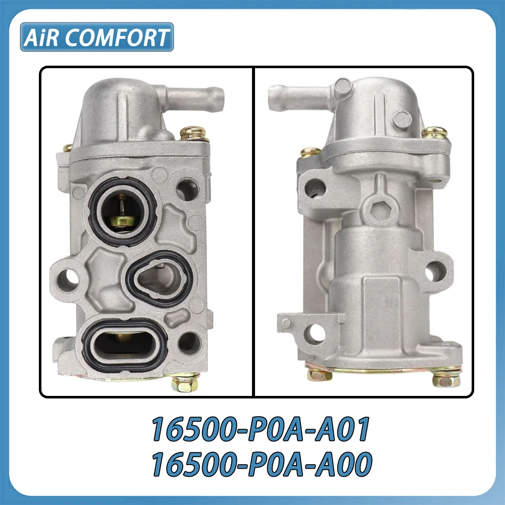

16500-P0A-A01 16500-P0A-A00 Клапан регулировки холостого хода для Acura CL, Honda Prelude CRV 1997-2001, F22, H22, VTEC, B20